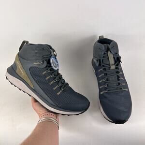 Columbia trailstorm mid mens size 13 grey tan waterproof athletic hiking boots